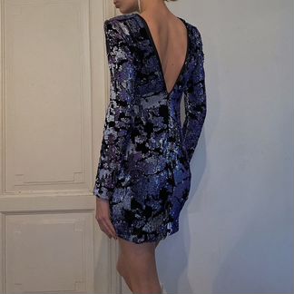 Вечернее платье с пайетками новое с этикеткой