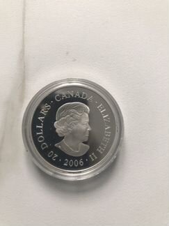 Канада 20 долларов Медведь