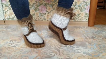 Носки из собачьей шерсти
