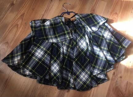 Форма школьная шотландское пончо