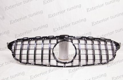 Решетка GT дизайн Mercedes C 205 хром без камеры