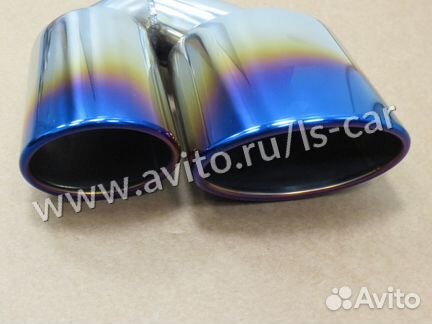 Насадка на глушитель HJ-3026-BU на левую сторону