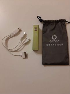 Новый внешний аккумулятор (Power Bank) 3000 mAh