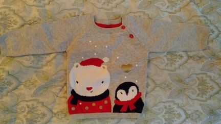 Нарядный свитер Baby Club для девочки, новый