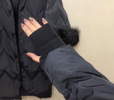 Пуховик с мехом