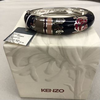 Серебряный браслет Kenzo с эмалью