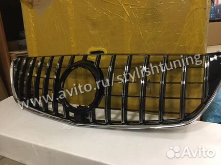 Решетка радиатора Mercedes V-klass GT дизайн хром