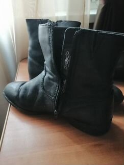 Сапоги осень кожа 38