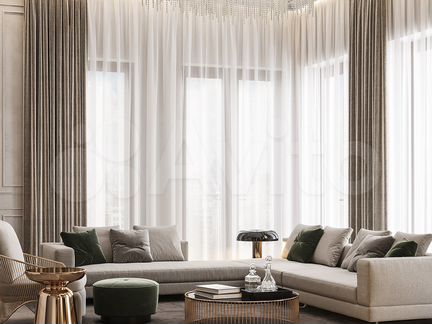 2-к квартира, 88.1 м², 5/17 эт.