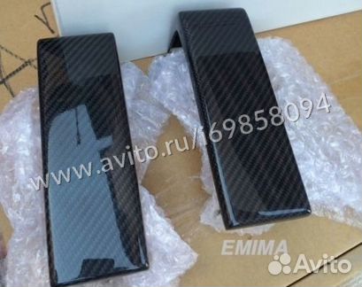Клыки карбон на передний бампер Mercedes G w463