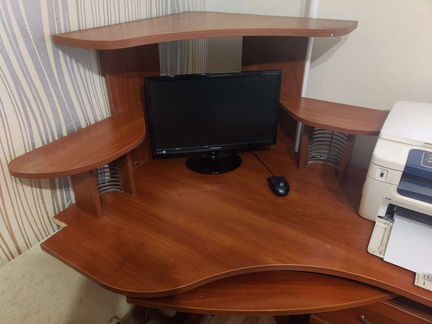 Угловой компьютерный стол 120x90x60