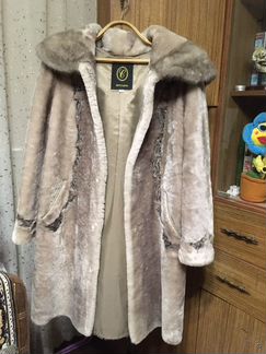 Шуба мутон/ норка/каракульча