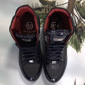 Кеды из натуральной кожи Philipp Plein