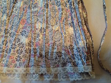 Юбка летняя жатый шелк. Италия