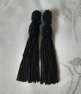Серьги Оскар из бисера