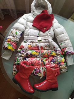 Пальто, сапоги, шапка Моннализа