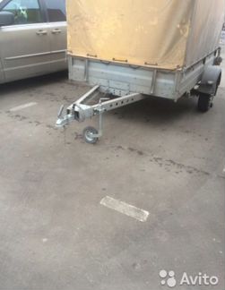 Колесо опорное для прицепа с крепежной пластиной