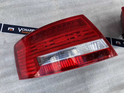 Задние фонари Audi A6 C6 04-08 с диодным стоп сигн