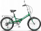 Складной велосипед Stels pilot 450 зелёный