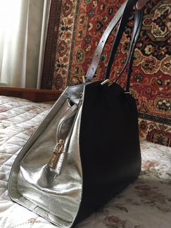 Сумка кожаная греческая