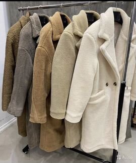 Эко шуба тедди из овчины