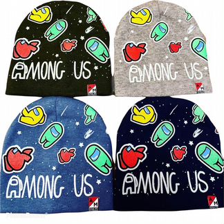 Шапка детская Амонг ас, бравл старс