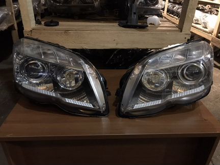 Фары обе Mercedes 204 GLK До рестайлинг