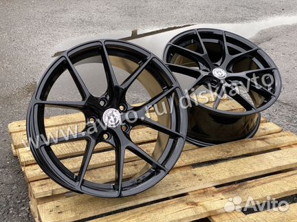 R20 5-112 HRE чёрный глянец для Audi A7