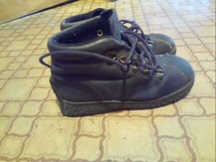 Ботинки натуральный нубук