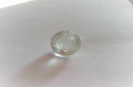 Большой природный аквамарин из Бразилии. 42,8 к