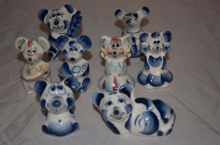 Крысы, мыши гжель