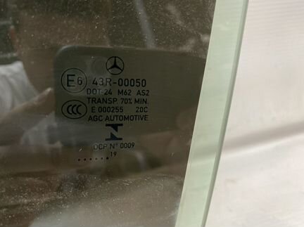 Стекло задней двери Mercedes w257 CLS