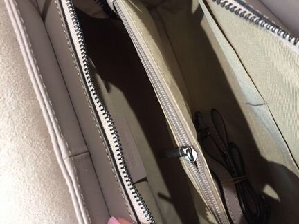 Сумка из натуральной кожи и замши