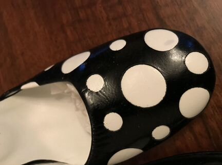 Босоножки в горох. Размер 37. Новые