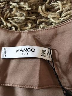 Новы шелковый топ mango