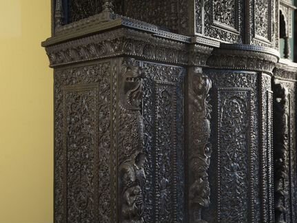 Англо-индийский шкаф из розового дерева 19 век