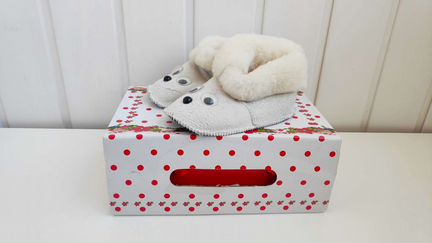 Детские Меховые тапочки Чуни