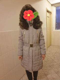 Пуховик-пальто