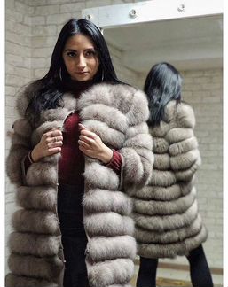 Шуба из песца трансформер 4 в 1