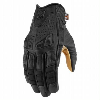 Мотоперчатки Кожаные Icon Axys 1000 Gloves / Черны