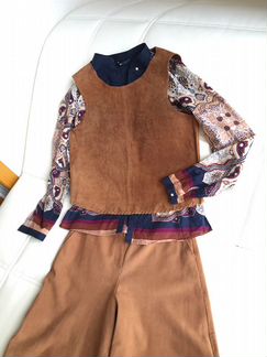 Новые замшевые кюлоты от Massimo Dutti 42р