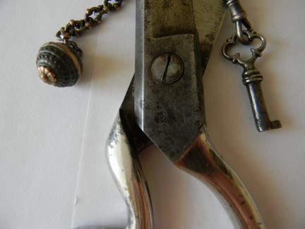 Серебро Schiffers, ножницы Solingen