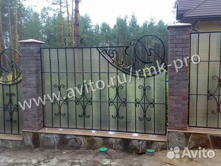 Забор из поликарбоната