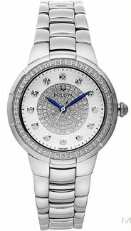 Bulova Ladies Rosedale Diamond 186 бриллиантов New