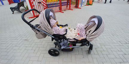 Коляска для двойни Bebetto 42 Sport Co