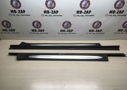 Накладки порога на Mercedes W209