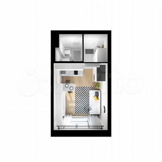 Квартира-студия, 19.4 м², 2/33 эт.
