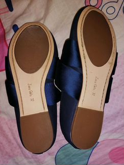 Балетки туфли zara новые синие