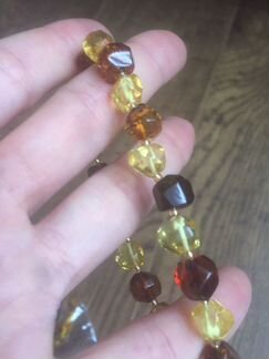 Браслет с янтарем