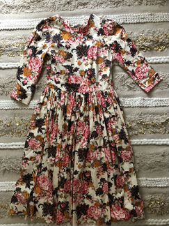 Платье с цветочным принтом